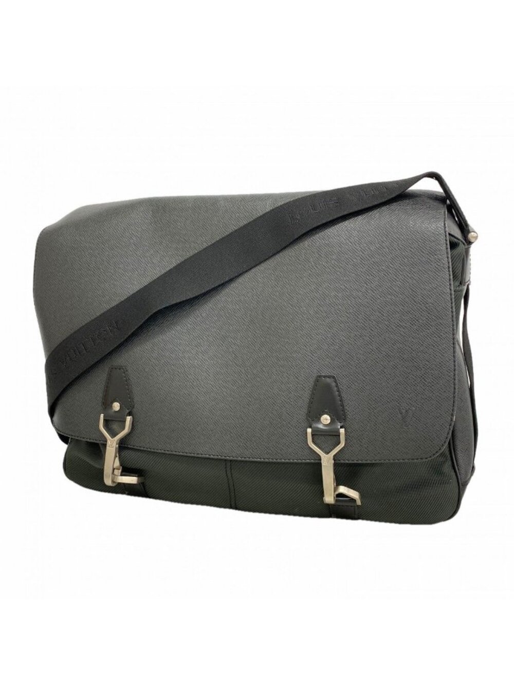 Louis Vuitton Shoulder Bag Taiga Delsu Ardoise